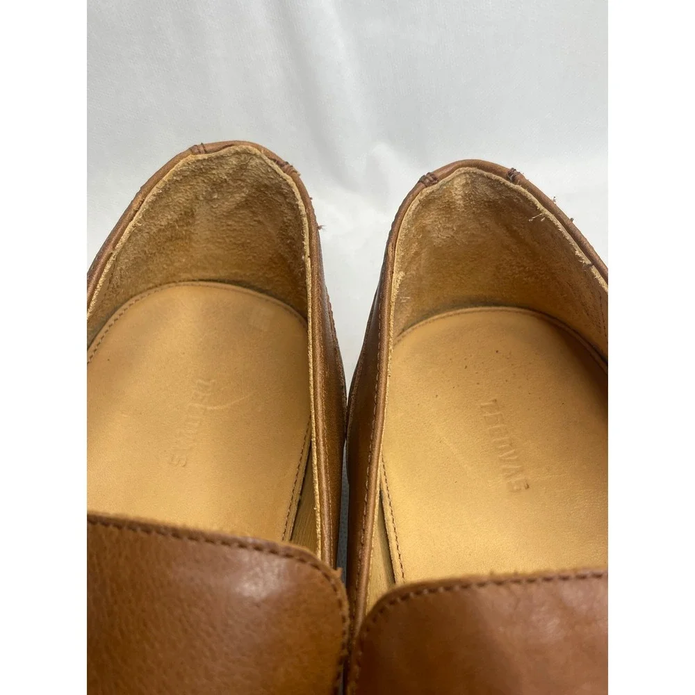 Tecovas The Monterrey Slip-On Leather Loafers Mens Size US 11.5 D Butterscotch